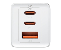 BASEUS GaN5 pro 65W EU Kabel USB-C 1m (white) CCGP120202 - 1151980 - zdjęcie 2